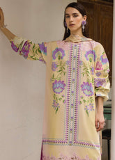 Mushq La Dolce Hemline Embroidered Lawn Suits Unstitched 3 Piece - MQ25LDH 2A DULCINA